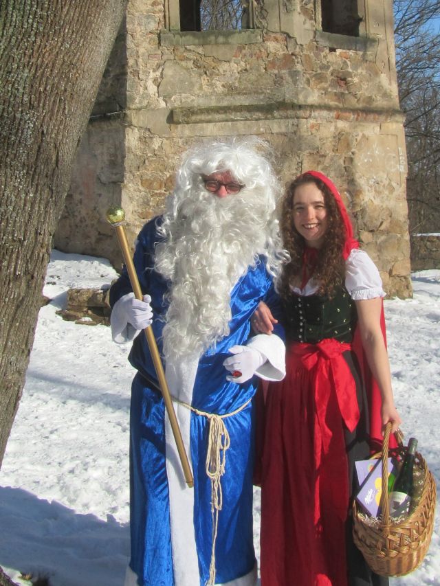 Großväterchen Frosts Zuhause gefunden